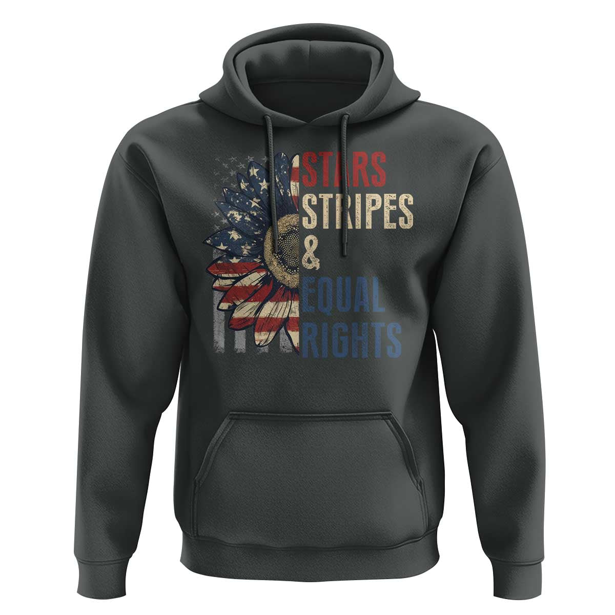 Funny Stars Stripes And Equal Rights Hoodie 4th Of July Women's Rights Sunflower - Wonder Print Shop