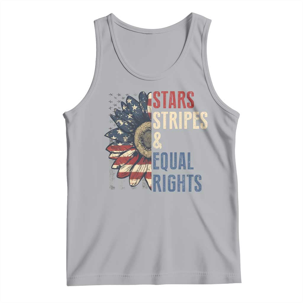 Funny Stars Stripes And Equal Rights Tank Top 4th Of July Women's Rights Sunflower - Wonder Print Shop