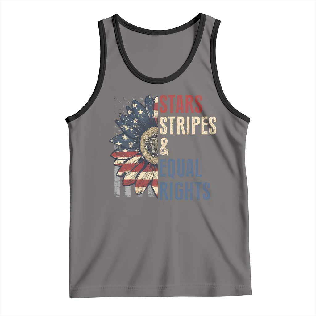 Funny Stars Stripes And Equal Rights Tank Top 4th Of July Women's Rights Sunflower - Wonder Print Shop