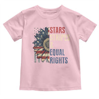 Funny Stars Stripes And Equal Rights Toddler T Shirt 4th Of July Women's Rights Sunflower - Wonder Print Shop