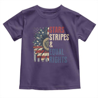 Funny Stars Stripes And Equal Rights Toddler T Shirt 4th Of July Women's Rights Sunflower - Wonder Print Shop