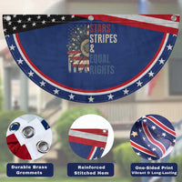 Funny Stars Stripes And Equal Rights Patriotic Fan Flag 4th Of July Women's Rights Sunflower