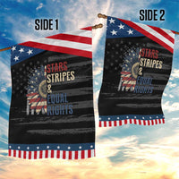 Funny Stars Stripes And Equal Rights Garden Flag 4th Of July Women's Rights Sunflower