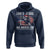 Funny Loves Jesus And America Too Hoodie 4th Of July Patriotic Christian Eagle American Flag - Wonder Print Shop