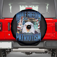 Funny Inhale Freedom Exhale Patriotism Spare Tire Cover American Pride Eagle 4th Of July - Wonder Print Shop