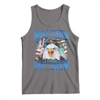 Funny Inhale Freedom Exhale Patriotism Tank Top American Pride Eagle 4th Of July - Wonder Print Shop