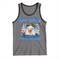 Funny Inhale Freedom Exhale Patriotism Tank Top American Pride Eagle 4th Of July - Wonder Print Shop