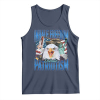 Funny Inhale Freedom Exhale Patriotism Tank Top American Pride Eagle 4th Of July - Wonder Print Shop