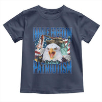 Funny Inhale Freedom Exhale Patriotism Toddler T Shirt American Pride Eagle 4th Of July - Wonder Print Shop