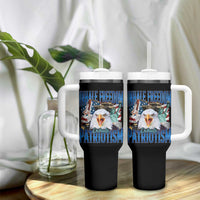 Funny Inhale Freedom Exhale Patriotism Tumbler With Handle American Pride Eagle 4th Of July - Wonder Print Shop