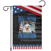 Funny Inhale Freedom Exhale Patriotism Garden Flag American Pride Eagle 4th Of July