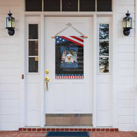 Funny Inhale Freedom Exhale Patriotism Garden Flag American Pride Eagle 4th Of July