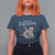 Funny Feral And Free T Shirt For Women 4th of July Patriotic Raccoon With American Flag - Wonder Print Shop