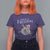 Funny Feral And Free T Shirt For Women 4th of July Patriotic Raccoon With American Flag - Wonder Print Shop