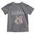 Funny Feral And Free Toddler T Shirt 4th of July Patriotic Raccoon With American Flag - Wonder Print Shop
