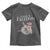 Funny Feral And Free Toddler T Shirt 4th of July Patriotic Raccoon With American Flag - Wonder Print Shop