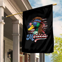Funny Duck Merica Garden Flag 4th Of July American Flag Patriotic Hunting - Wonder Print Shop
