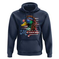 Funny Duck Merica Hoodie 4th Of July American Flag Patriotic Hunting - Wonder Print Shop