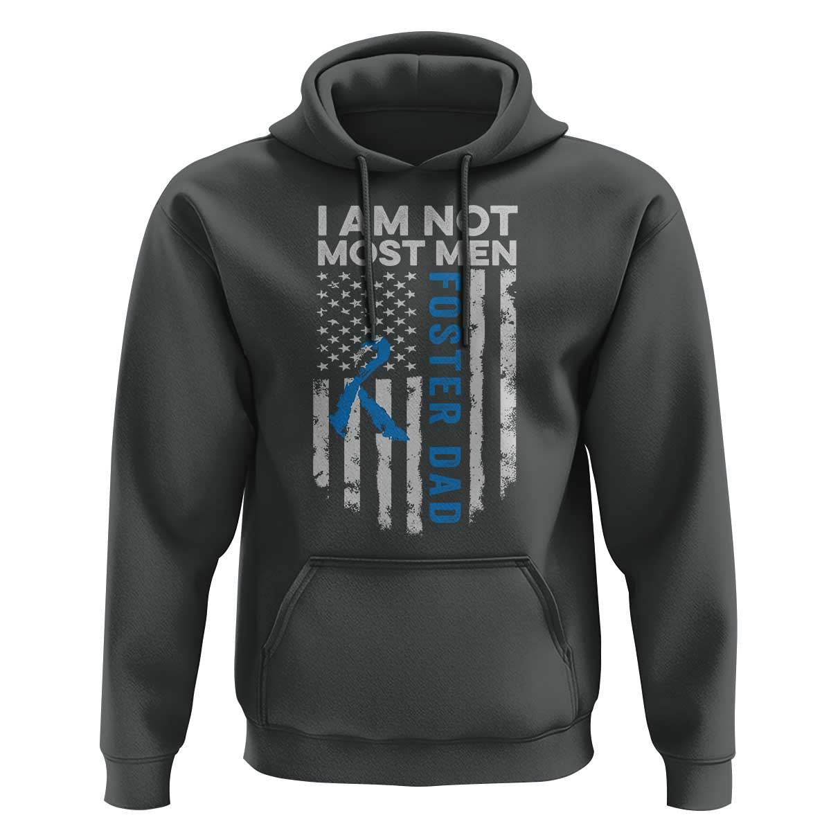 Funny Foster Parent Foster Dad Hoodie I Am Not Most Men American Flag
