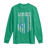 Funny Foster Parent Foster Dad Long Sleeve Shirt I Am Not Most Men American Flag