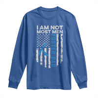 Funny Foster Parent Foster Dad Long Sleeve Shirt I Am Not Most Men American Flag