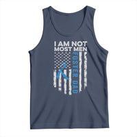 Funny Foster Parent Foster Dad Tank Top I Am Not Most Men American Flag