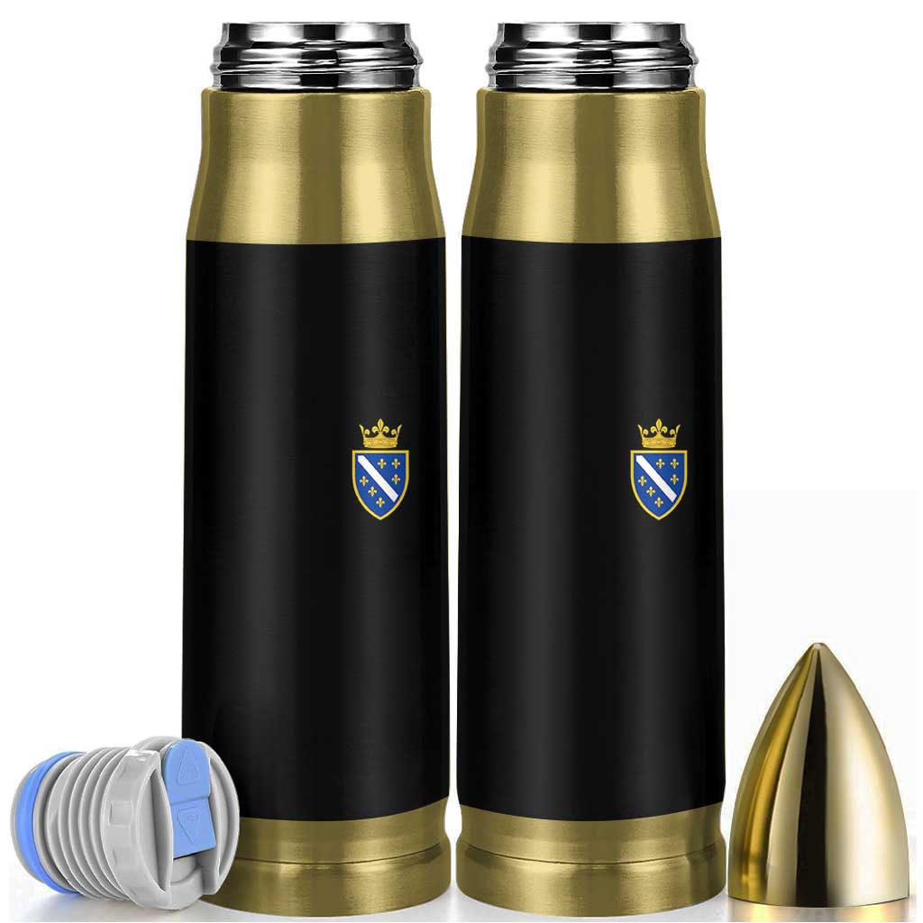 Bosnia and Herzegovina Flag Emblem with Crown Bullet Tumbler