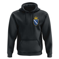 Bosnia and Herzegovina Flag Emblem with Crown Hoodie