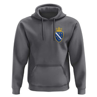 Bosnia and Herzegovina Flag Emblem with Crown Hoodie