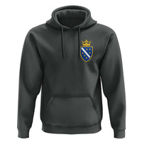 Bosnia and Herzegovina Flag Emblem with Crown Hoodie
