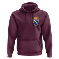 Bosnia and Herzegovina Flag Emblem with Crown Hoodie