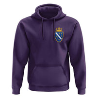 Bosnia and Herzegovina Flag Emblem with Crown Hoodie