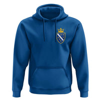 Bosnia and Herzegovina Flag Emblem with Crown Hoodie