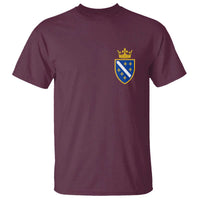 Bosnia and Herzegovina Flag Emblem with Crown T Shirt