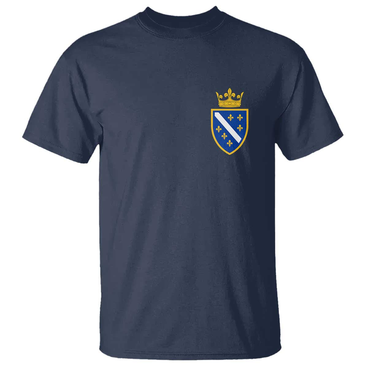 Bosnia and Herzegovina Flag Emblem with Crown T Shirt