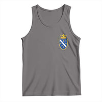 Bosnia and Herzegovina Flag Emblem with Crown Tank Top