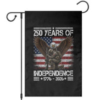 250 Years Of Independence Military Army Garden Flag 250th Anniversary USA Bald Eagle