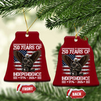 250 Years Of Independence Military Army Ceramic Ornament 250th Anniversary USA Bald Eagle