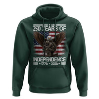 250 Years Of Independence Military Army Hoodie 250th Anniversary USA Bald Eagle