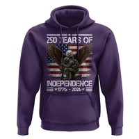 250 Years Of Independence Military Army Hoodie 250th Anniversary USA Bald Eagle