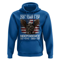 250 Years Of Independence Military Army Hoodie 250th Anniversary USA Bald Eagle