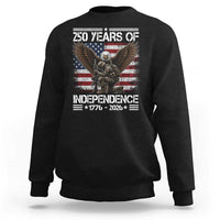 250 Years Of Independence Military Army Sweatshirt 250th Anniversary USA Bald Eagle