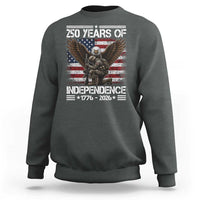 250 Years Of Independence Military Army Sweatshirt 250th Anniversary USA Bald Eagle