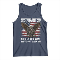 250 Years Of Independence Military Army Tank Top 250th Anniversary USA Bald Eagle