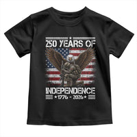 250 Years Of Independence Military Army Toddler T Shirt 250th Anniversary USA Bald Eagle