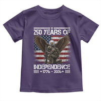 250 Years Of Independence Military Army Toddler T Shirt 250th Anniversary USA Bald Eagle