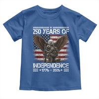 250 Years Of Independence Military Army Toddler T Shirt 250th Anniversary USA Bald Eagle