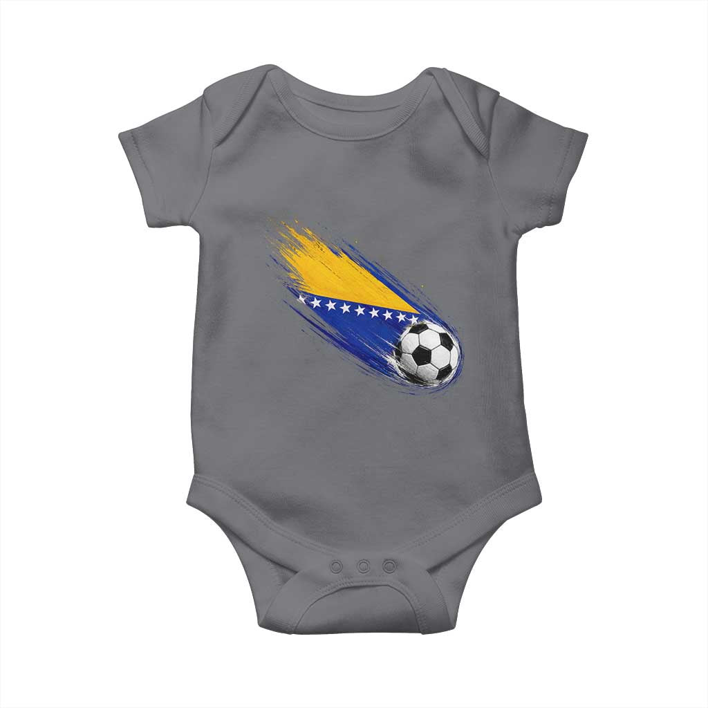 Bosnia and Herzegovina Soccer Lover Bosnian Flag Baby Onesie