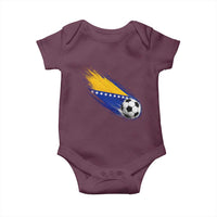 Bosnia and Herzegovina Soccer Lover Bosnian Flag Baby Onesie