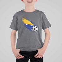 Bosnia and Herzegovina Soccer Lover Bosnian Flag T Shirt For Kid